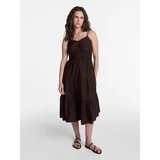 Time and Tru Women's Spaghetti Strap Midi Dress, Sizes XS-XXXL | Walmart (US)