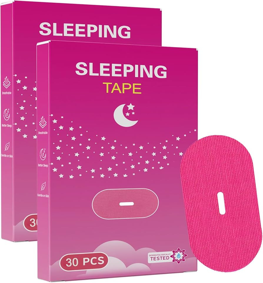 Mouth Tape for Sleeping Women 60 Pcs Soft Adhesive Tapes, Easy to Use | Amazon (US)