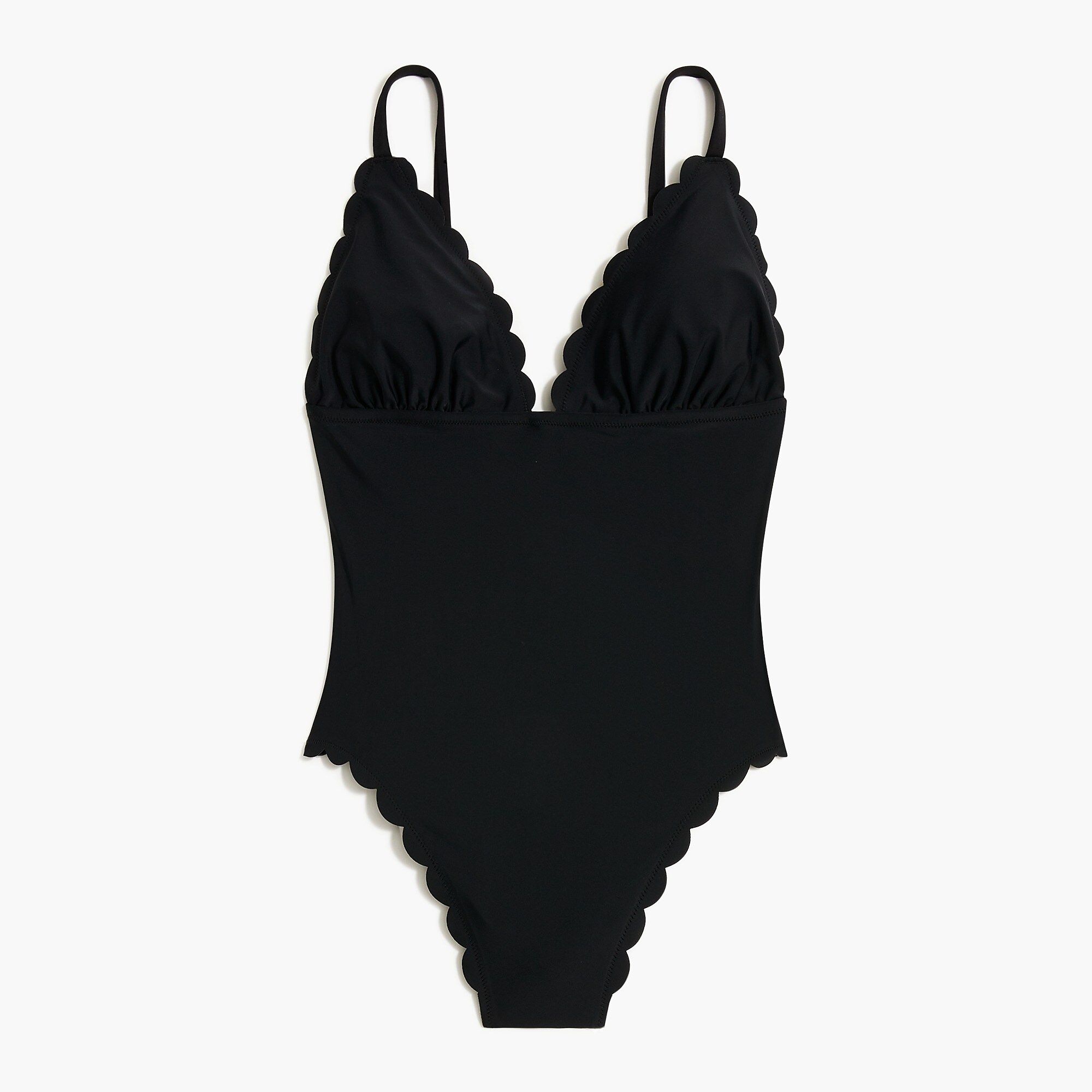 Scalloped one-piece swimsuit | J.Crew Factory