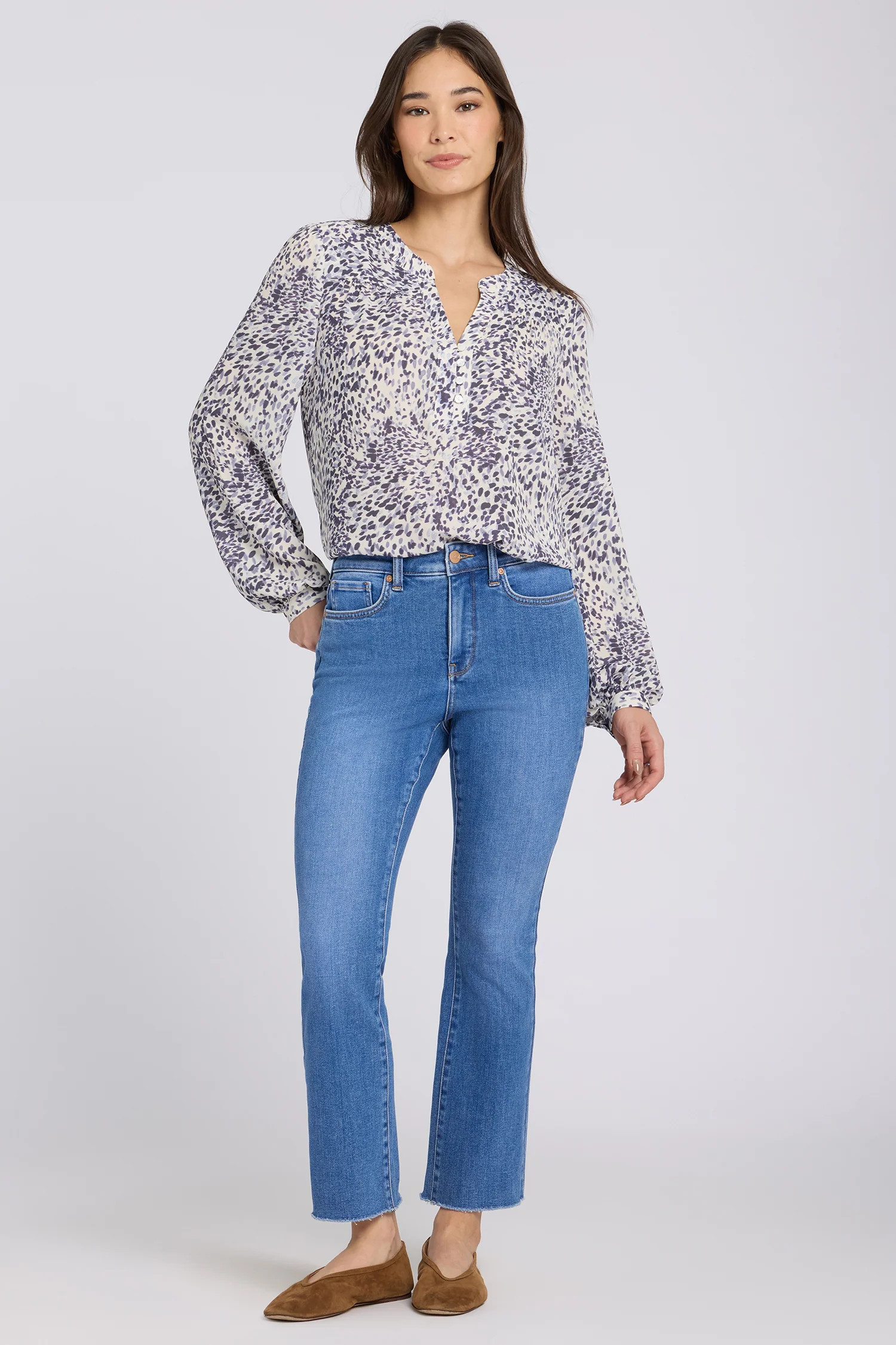 Billie Mini Bootcut Ankle Jeans In Petite - Blue Paradise | NYDJ