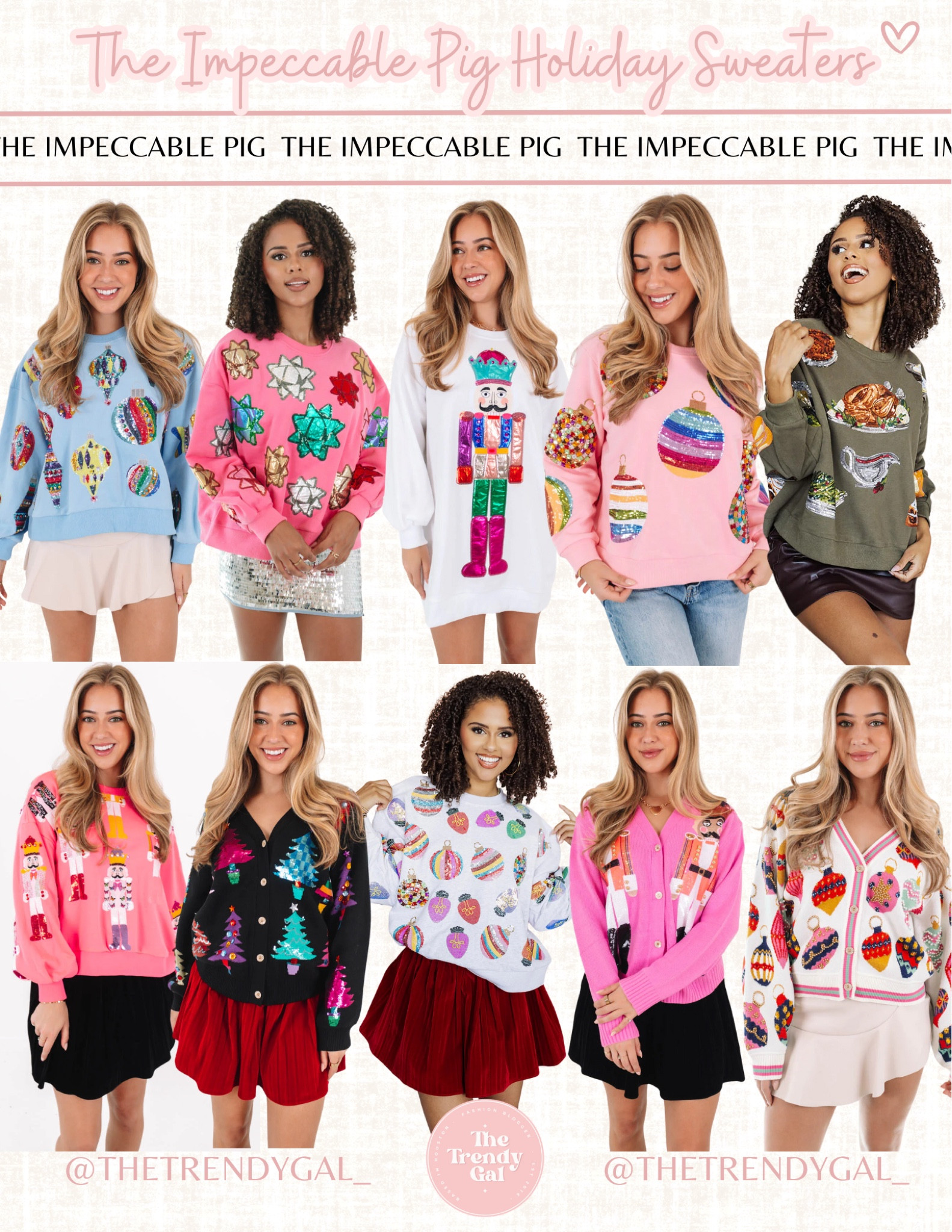 The Impeccable Pig Holiday Sweaters!

#LTKSeasonal #LTKStyleTip #LTKHoliday