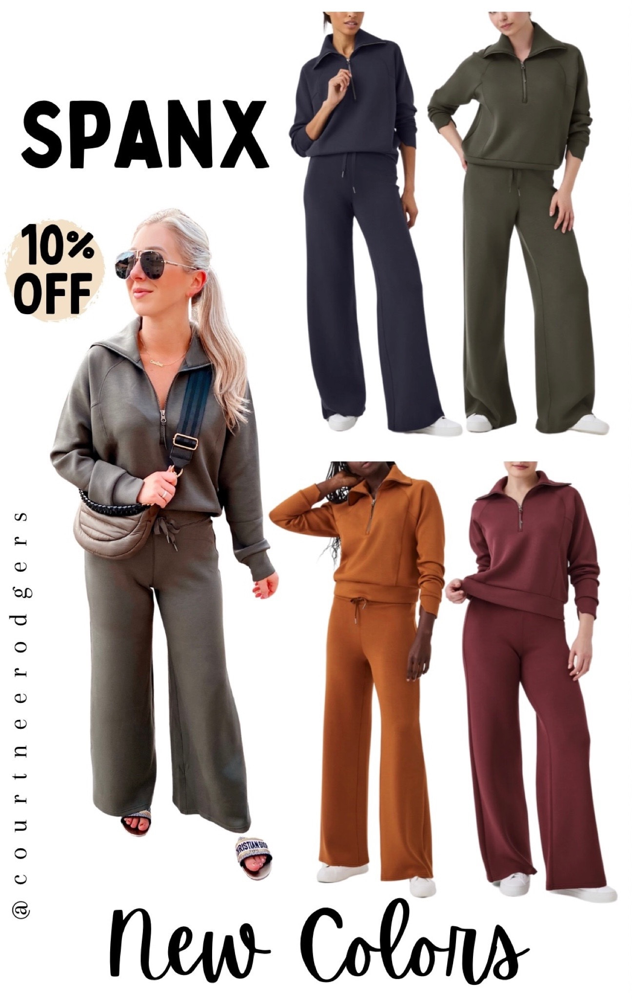 Spanx AirEssentials ✨Code: LTLXSPANX for 10% Off!
 (I wear a Size Small top and Small petite bottoms (5’4”)—this set runs naturally oversized! 

Spanx, matching set, new arrivals, travel 

#LTKSeasonal #LTKstyletip #LTKsalealert