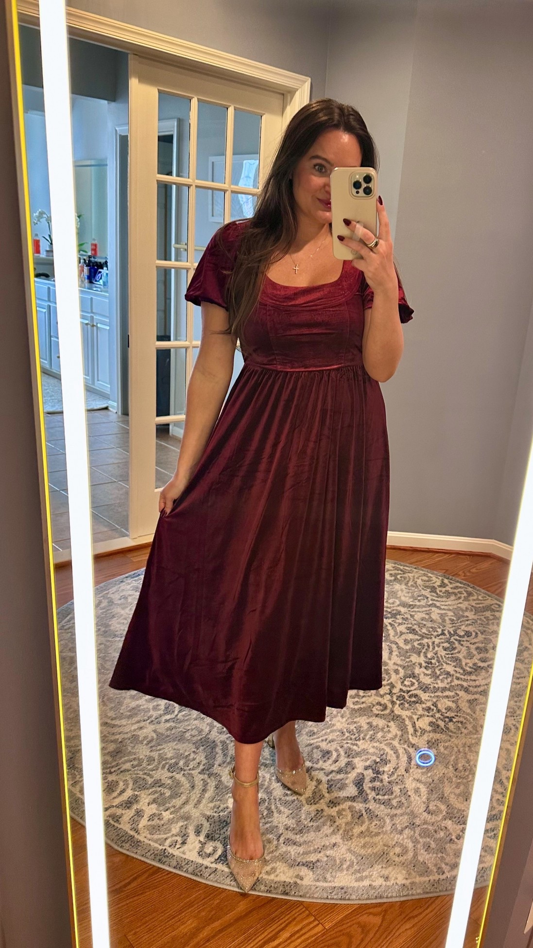 Such a beautiful and comfortable velvet dress! 

#LTKFindsUnder50 #LTKHoliday #LTKSaleAlert