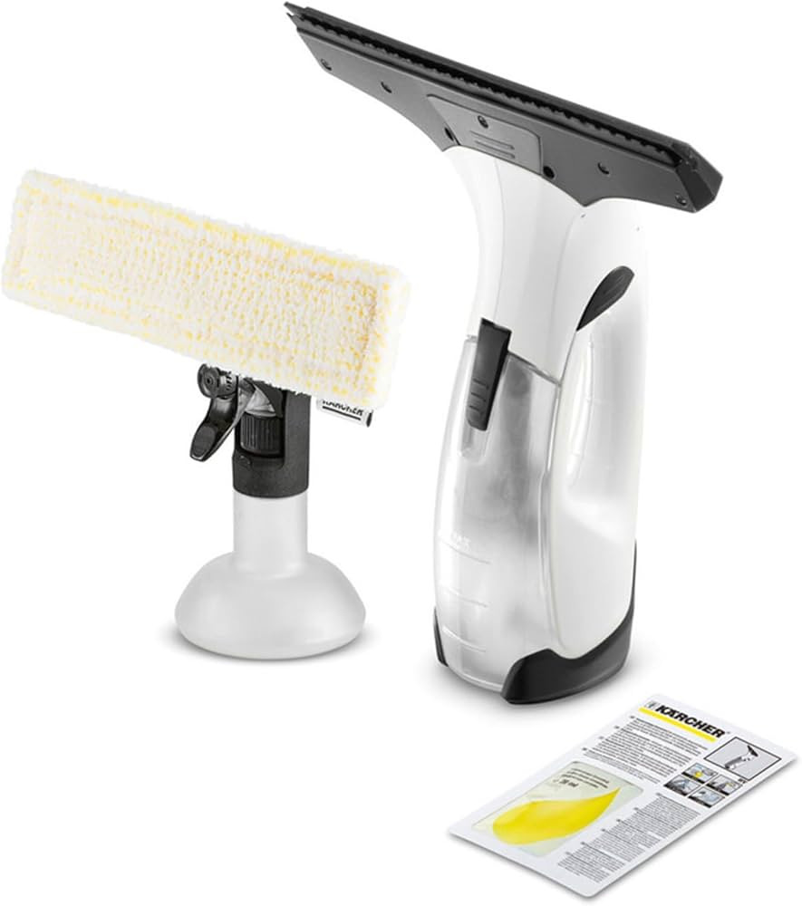 Kärcher Window Vac WV 2 Plus, Battery Running Time: 35 min, LED Display for Battery Status, Suct... | Amazon (UK)