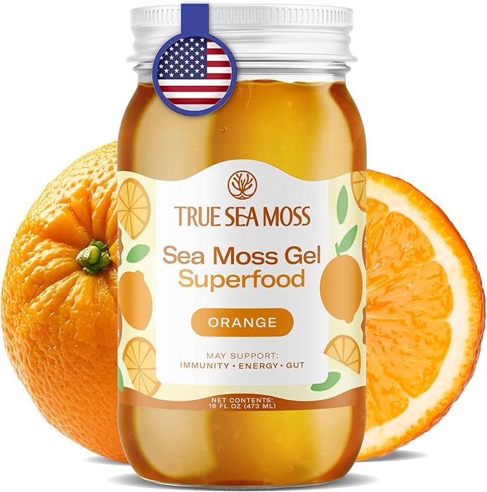 TrueSeaMoss Sea Moss Gel – Made in USA – Wildcrafted Seamoss, Fresh Fruits & Sea Vegetables ... | Amazon (US)
