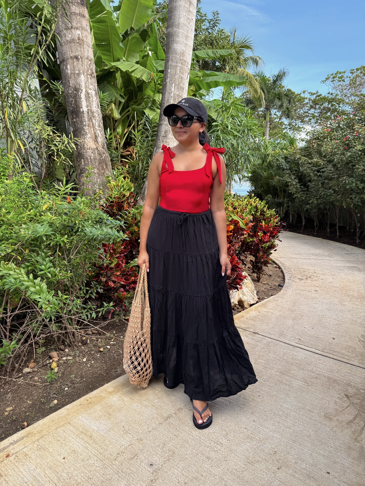 Red tie shoulder swimsuit size xs TTS - comes with a removable belt
Black Cover up Skirt size xs TTS
Black flip flops size 6 TTS

Vacation outfit
Swimsuit
One piece swimsuit
Resort Wear
Beach trip

Honey Sweet Petite
Honeysweetpetite 


Follow my shop @honeysweetpetite on the @shop.LTK app to shop this post and get my exclusive app-only content!

#liketkit #LTKSwim #LTKStyleTip #LTKTravel
@shop.ltk
https://liketk.it/4MjAd

#LTKTravel #LTKSwim #LTKStyleTip