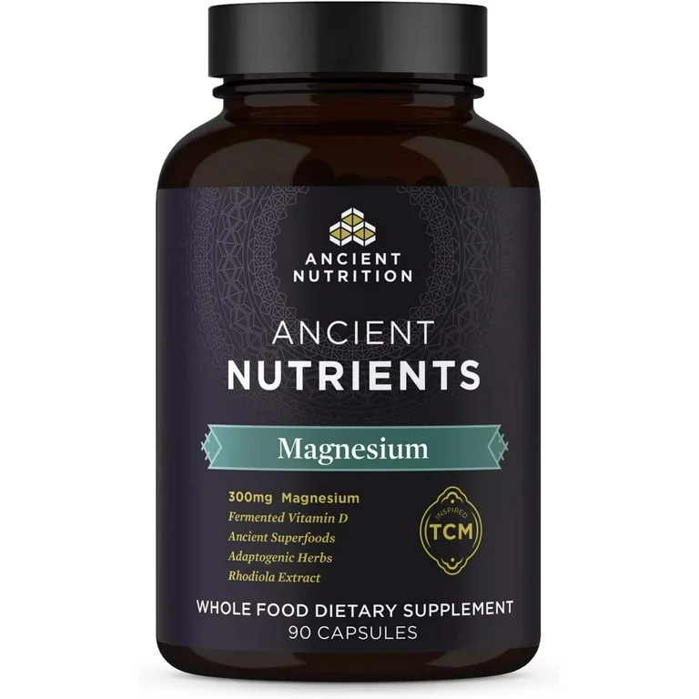 Magnesium Supplement by Ancient Nutrition, Magnesium 300mg with Vitamin D for Immune Support, Ada... | Walmart (US)