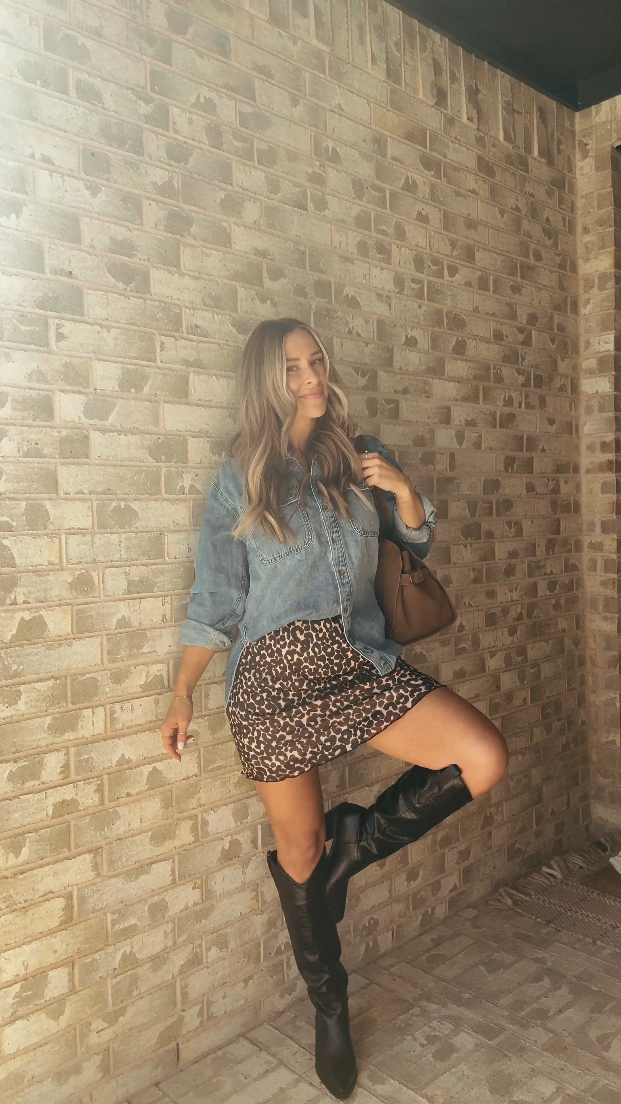 Medium in skirt 
Small shirt 