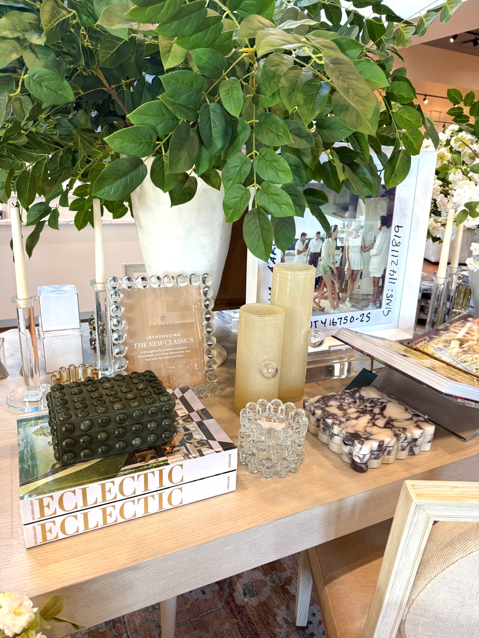 The New Classics collection is OUT on the Alice Lane showroom floor! 🤍🍃✨ I’m obsessed with this whole display! Bubble candle dishes from Alice lane home are perfect gifts for yourself or friends! 

#LTKHome #LTKSpringSale #LTKSeasonal