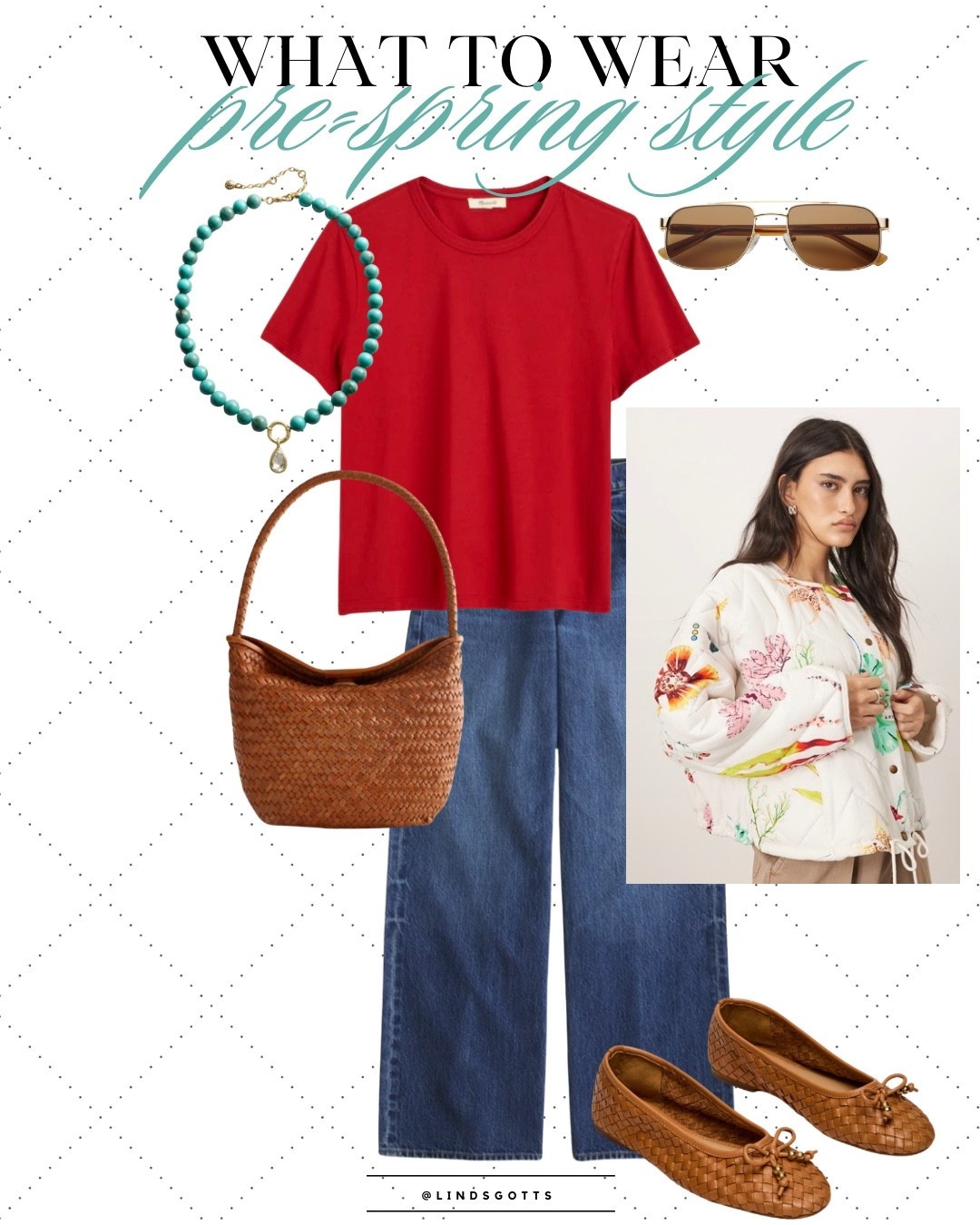 To say I’m ready for spring style would be an understatement. 

I’ve got great basics, but I’m looking for a few pieces to compliment a few of my tried and true favorites. 

Turquoise + red is a combo that never gets old. 

The quilted jacket is lightweight and a gorgeous statement over a basic tee. 

Woven accessories, classic.

#LTKSaleAlert #LTKSeasonal #LTKSpringSale