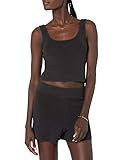 The Drop Women's Angelica Cropped Supersoft Scoop Neck Tank | Amazon (US)