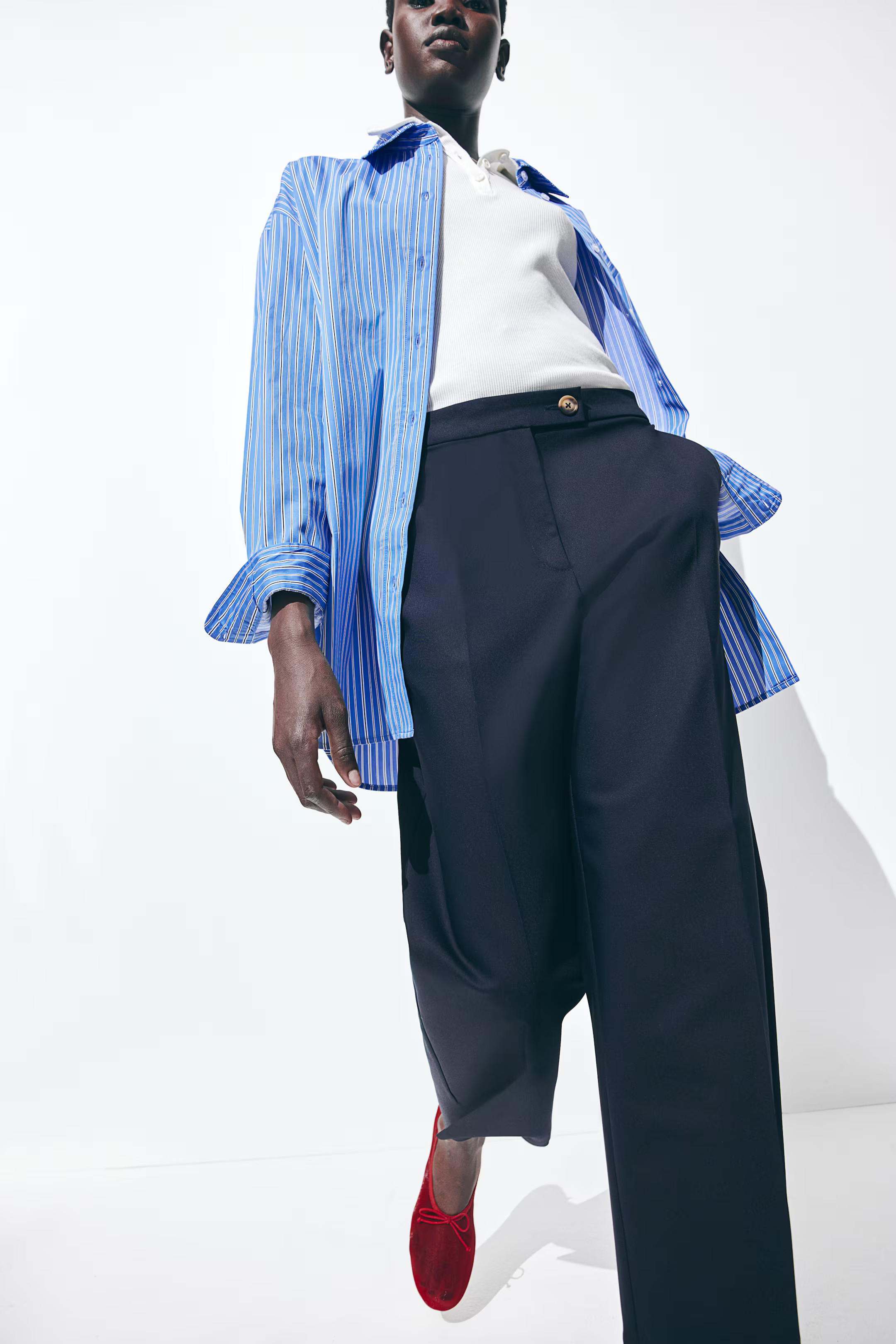 Wide-Leg Dress Pants | H&M (US + CA)