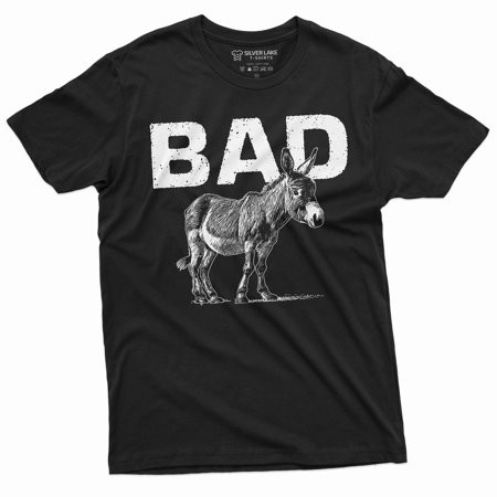TSHIRT-Funny Badass T-shirt donkey tee shirt Funny animal t-shirts Donkey Tees | Walmart (US)