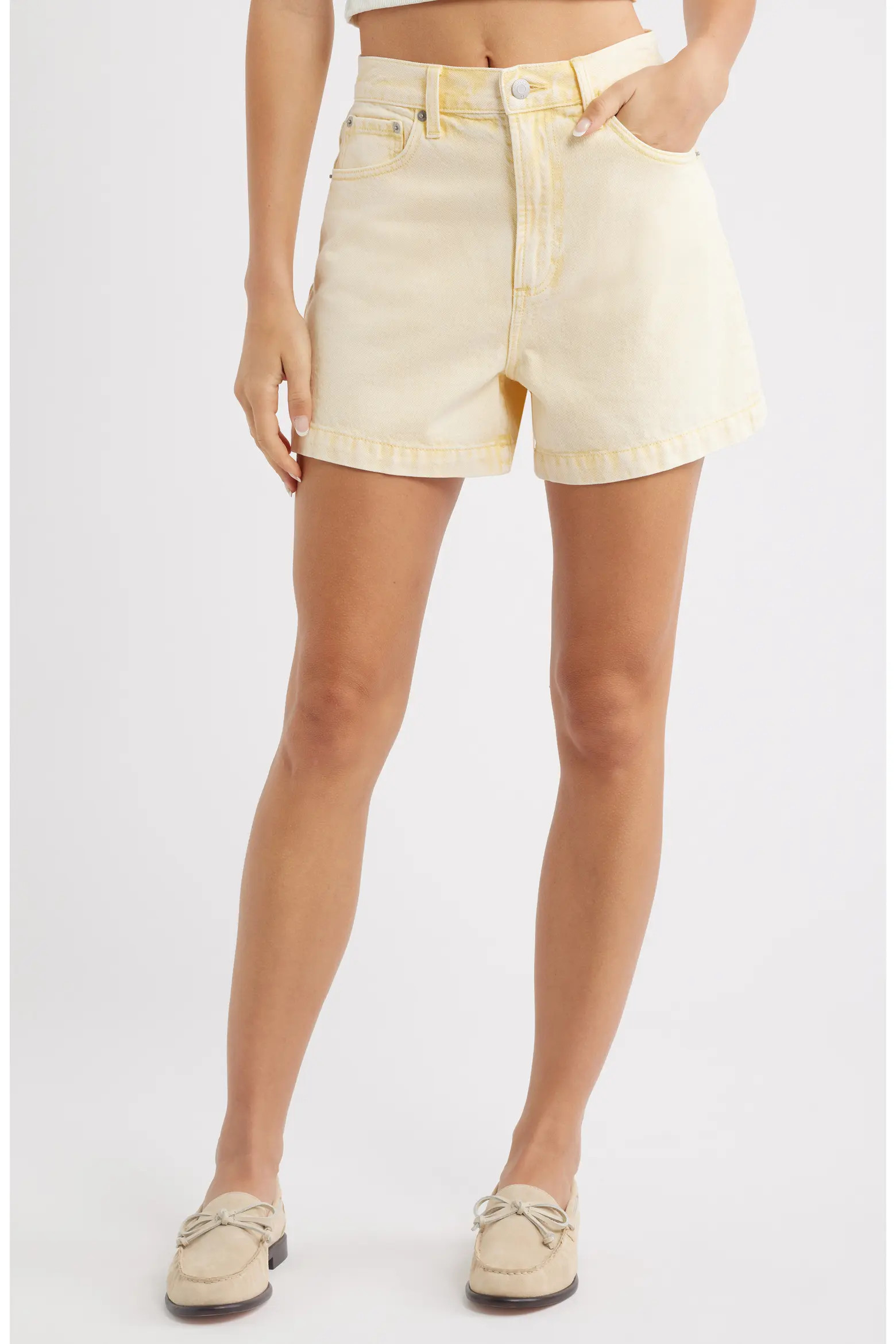 Saige High Waist Denim Shorts (Women) | Nordstrom | Nordstrom