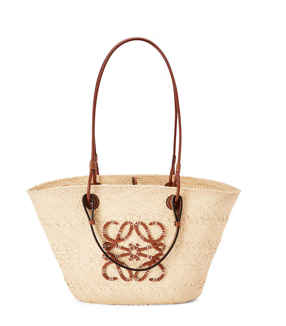 x Paula’s Ibiza Anagram Basket Bag | Harrods