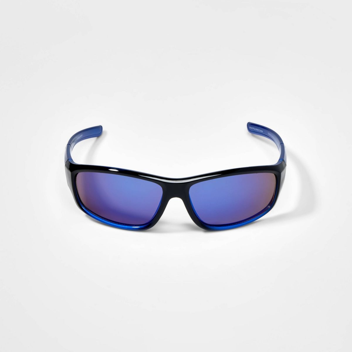 Kids' Sports Sunglasses - Cat & Jack™ Black/Blue | Target