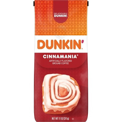 Dunkin’ Cinnamania Flavored Ground Coffee - 11oz | Target