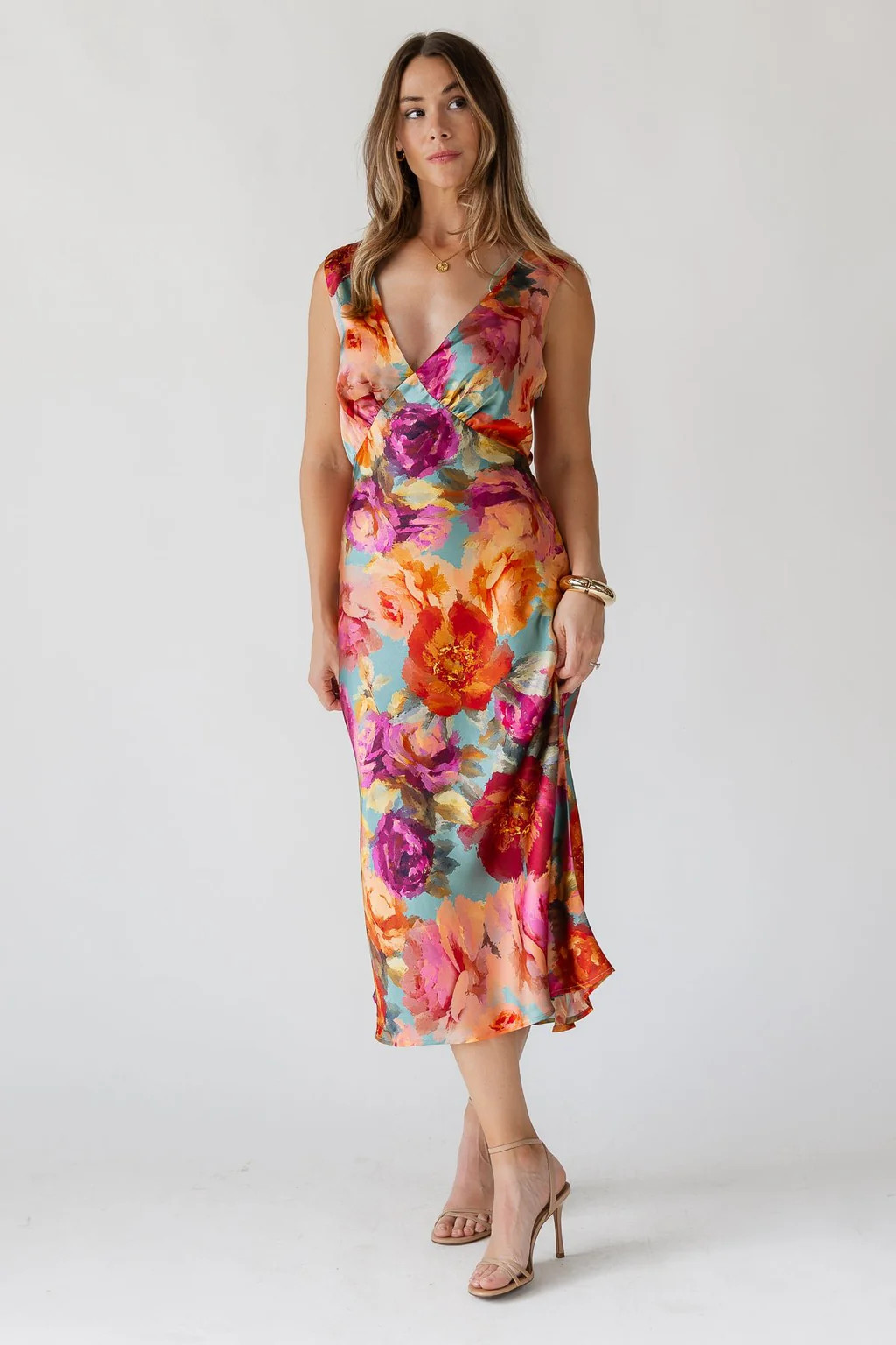 Elara Midi Dress - Parisian Floral | JO+CO