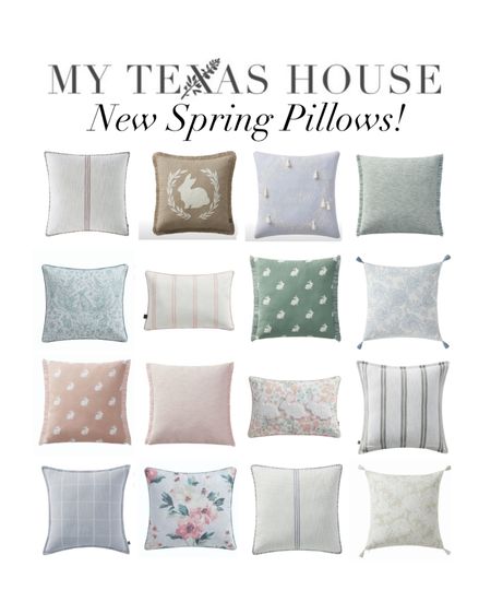 New My Texas House spring and Easter pillows are now live   

#LTKSeasonal #LTKfindsunder50 #LTKhome