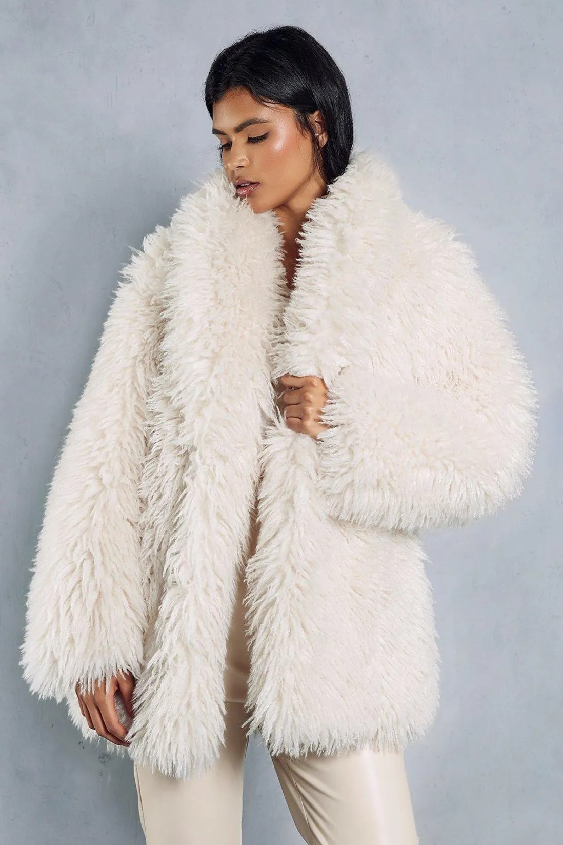 Premium Mongolian Faux Fur Coat | NastyGal UK