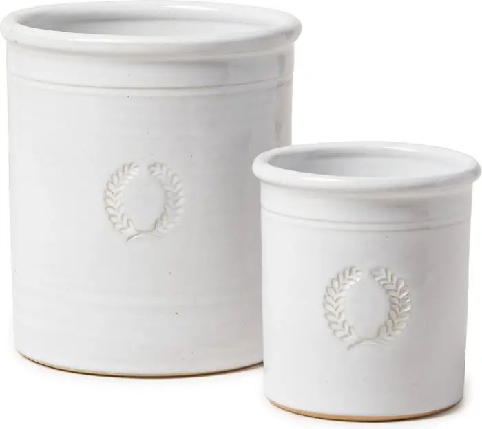 Farmhouse Pottery Miller Laurel Small Glazed Stoneware Crock | Nordstrom | Nordstrom