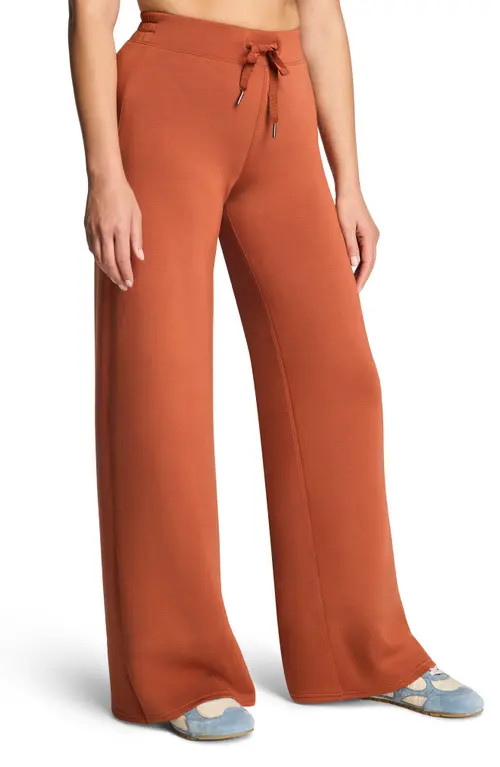 SPANX® AirEssentials Wide Leg Pants in Sienna at Nordstrom, Size Medium | Nordstrom
