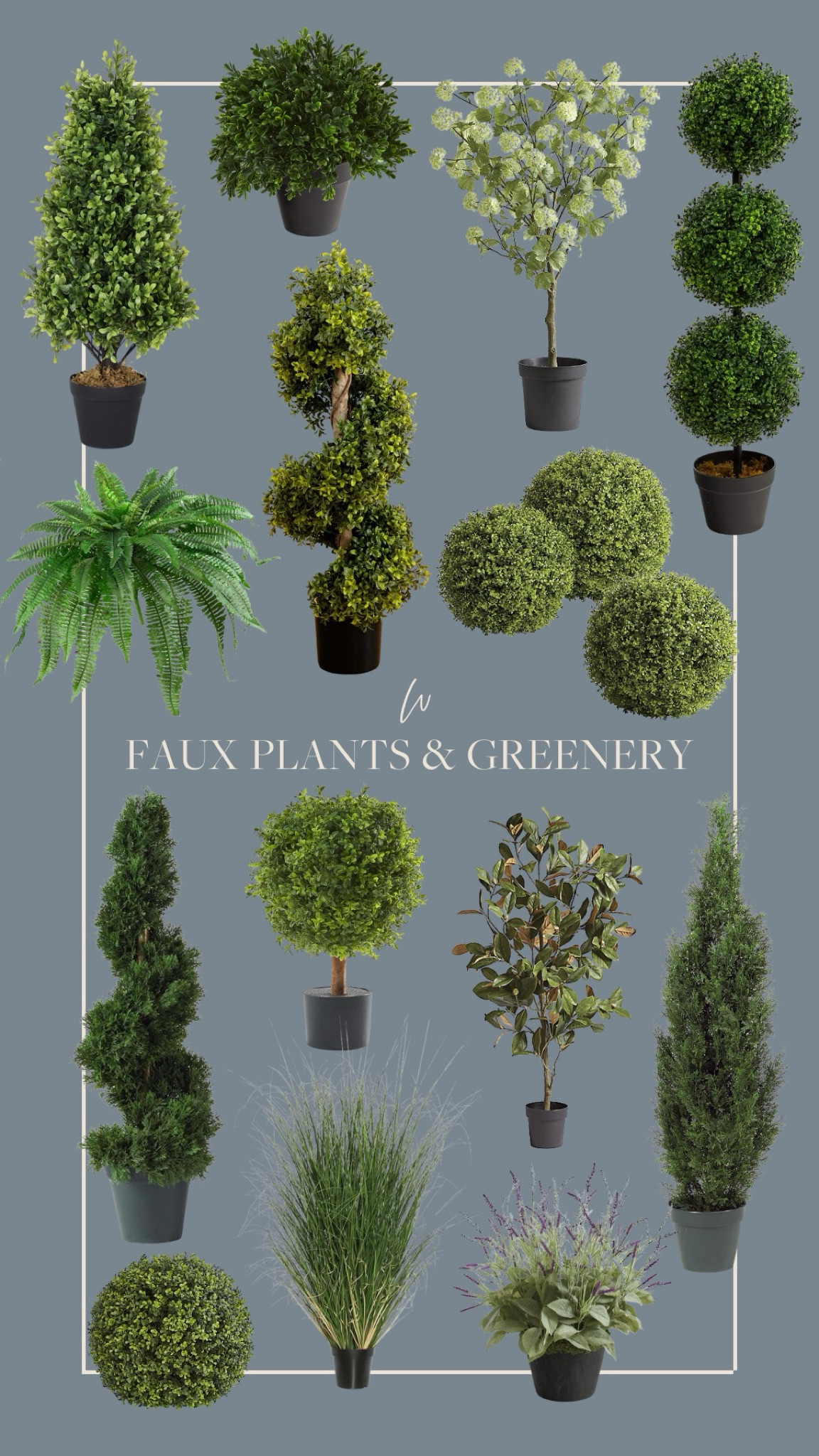 I found the prettiest faux ferns recently, which inspired me to round up some of my favorite faux greenery for indoors and outdoors! Whether on your patio, your front porch, or maybe styled inside too I love these trees and plants for an easy yet elevated look!

#LTKHome #LTKStyleTip