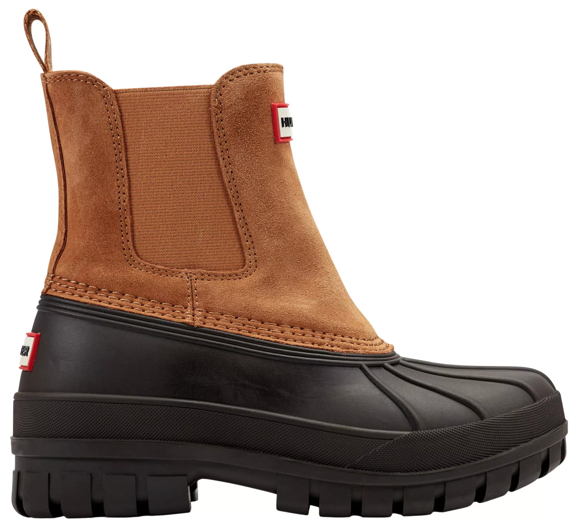 HUNTER Women's Sutton Waterproof Booties, Size 7, Dark Brown | DICK'S Sporting Goods