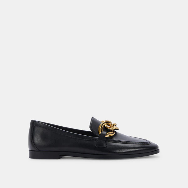 CRYS LOAFERS IN BLACK LEATHER | DolceVita.com