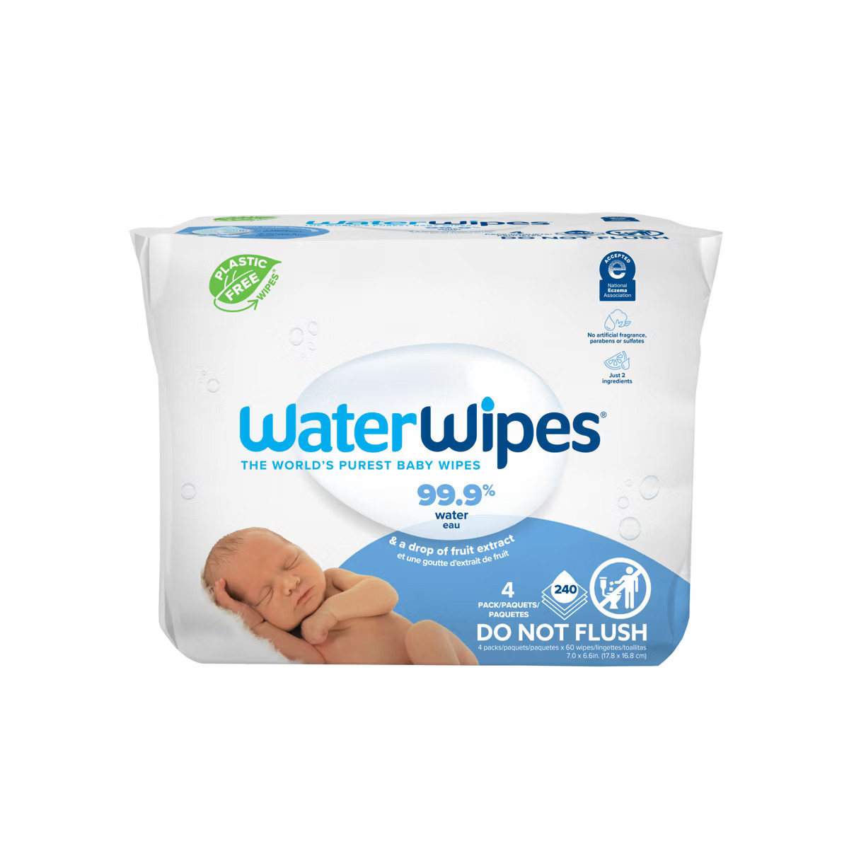 WaterWipes Plastic-Free Original Unscented 99.9% Water Based Baby Wipes - (Select Count) | Target