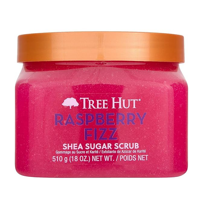 Tree Hut Raspberry Fizz Shea Sugar Scrub, Exfoliating, Hydrating & Moisturizing Body Scrub with S... | Amazon (US)
