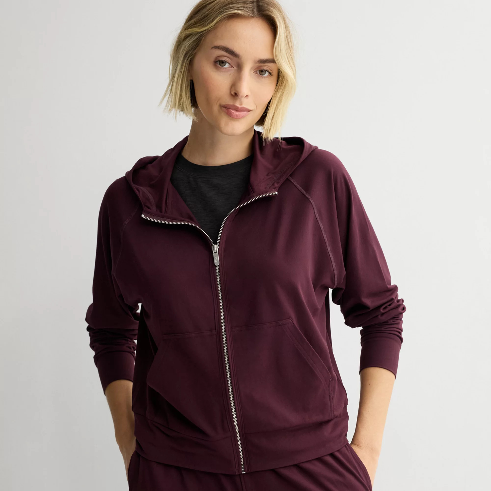 Women's FLX Wander Full Zip Hoodie, Size: XXL, Blue | Kohl's