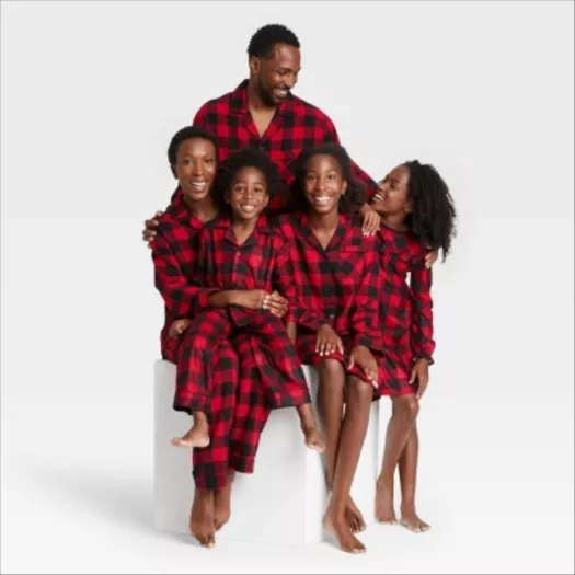 Toddler Holiday Buffalo Check Fleece Matching Family Pajama Pants -  Wondershop™