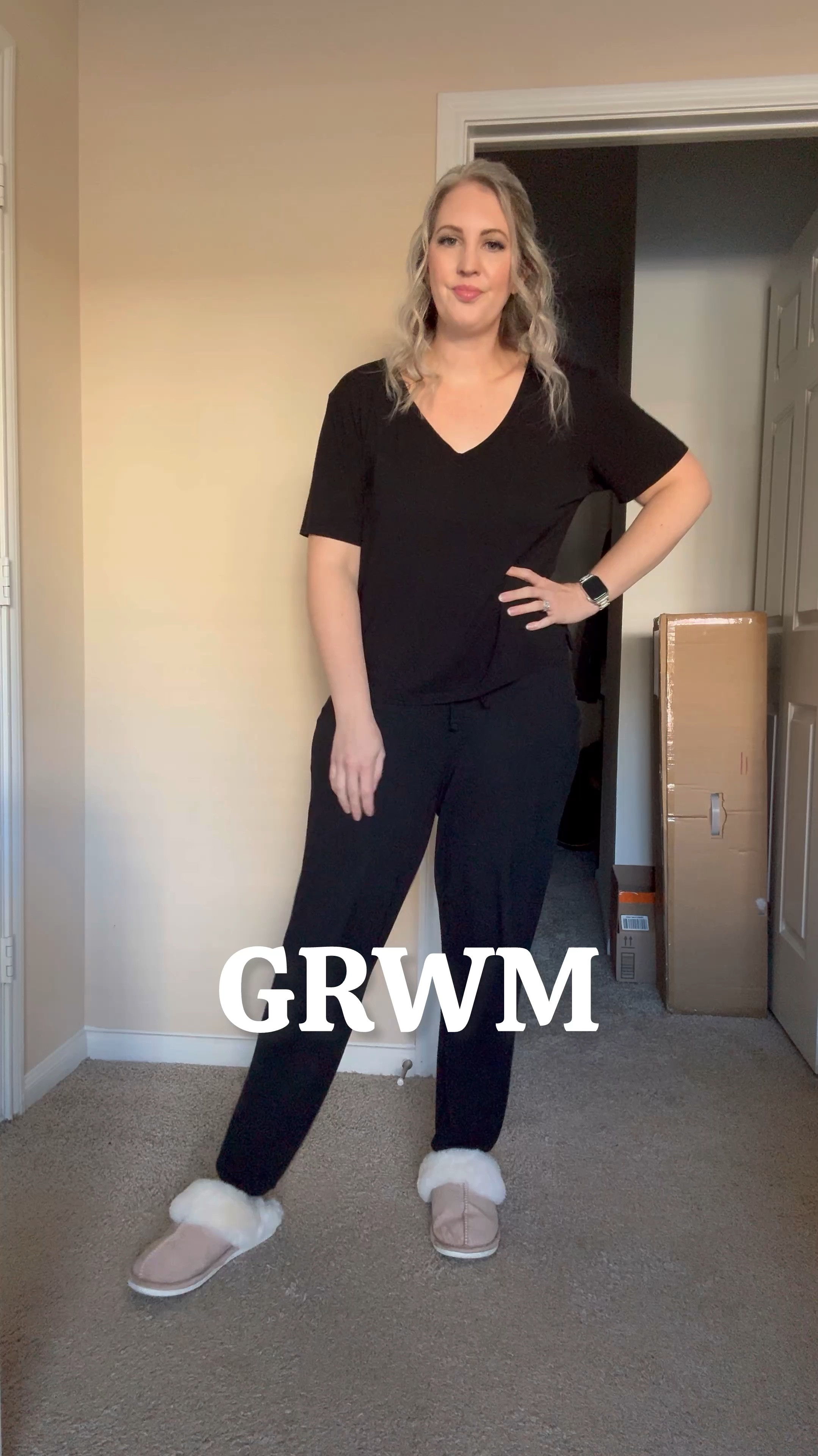 Cozy chic vibes for the day!✨ Mixing comfy layers with a touch of elegance—oversized sweatshirt meets pleated skirt detail, paired with faux leather leggings and fluffy slippers for the ultimate at-home style. Who says staying in can’t be stylish? 💕 #CozyStyle #EffortlessFashion #StayInStyle

#LTKFindsUnder100 #LTKOver40 #LTKStyleTip