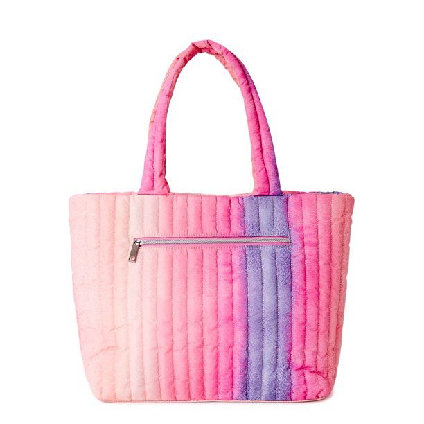 Time and Tru Women's Tara Nylon Tote Bag Ombre | Walmart (US)