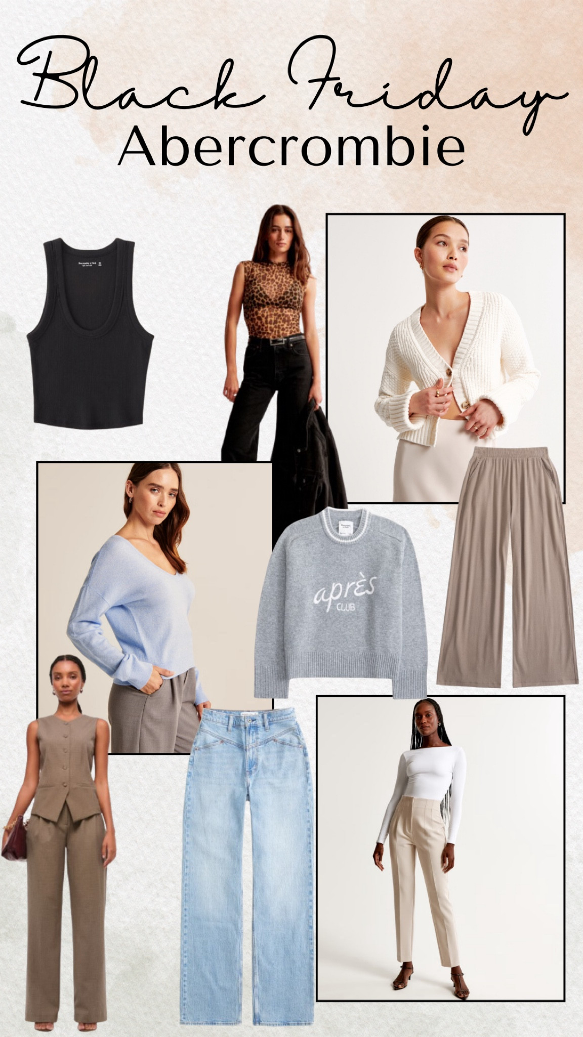 Black Friday @ Abercrombie

Ltkfindsunder50 / ltkfindsunder100 / LTKGiftGuide / LTKstyletip / LTKsalealert / LTKworkwear / Ltkmidsize / LTKplussize / Abercrombie / Abercrombie & fitch / Abercrombie Black Friday sale / Black Friday sale / Black Friday / sale / sale alert / Abercrombie jeans / denim / jeans / grey sweater / black tank / sweater / sweaters / cardigan / plus size jeans / loungewear / lounge / lounge pants / pants 

#LTKCyberWeek #LTKSeasonal #LTKHoliday