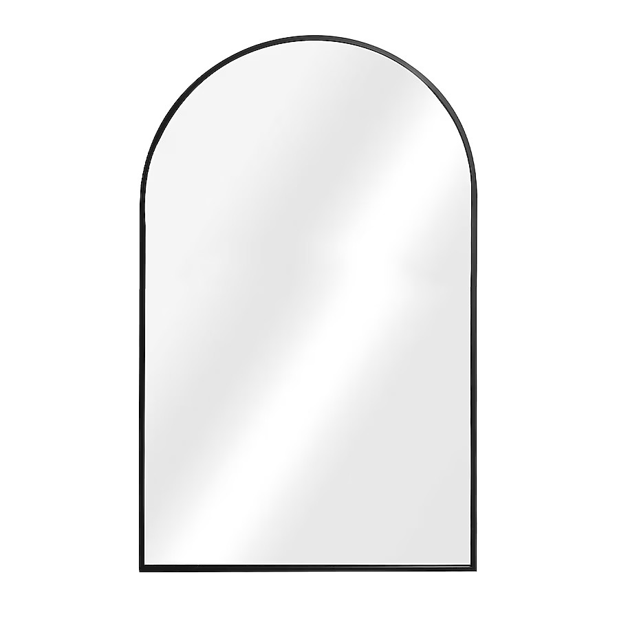 Origin 21 24-in W x 39.0-in H Arch Black Framed Wall Mirror | Lowe's