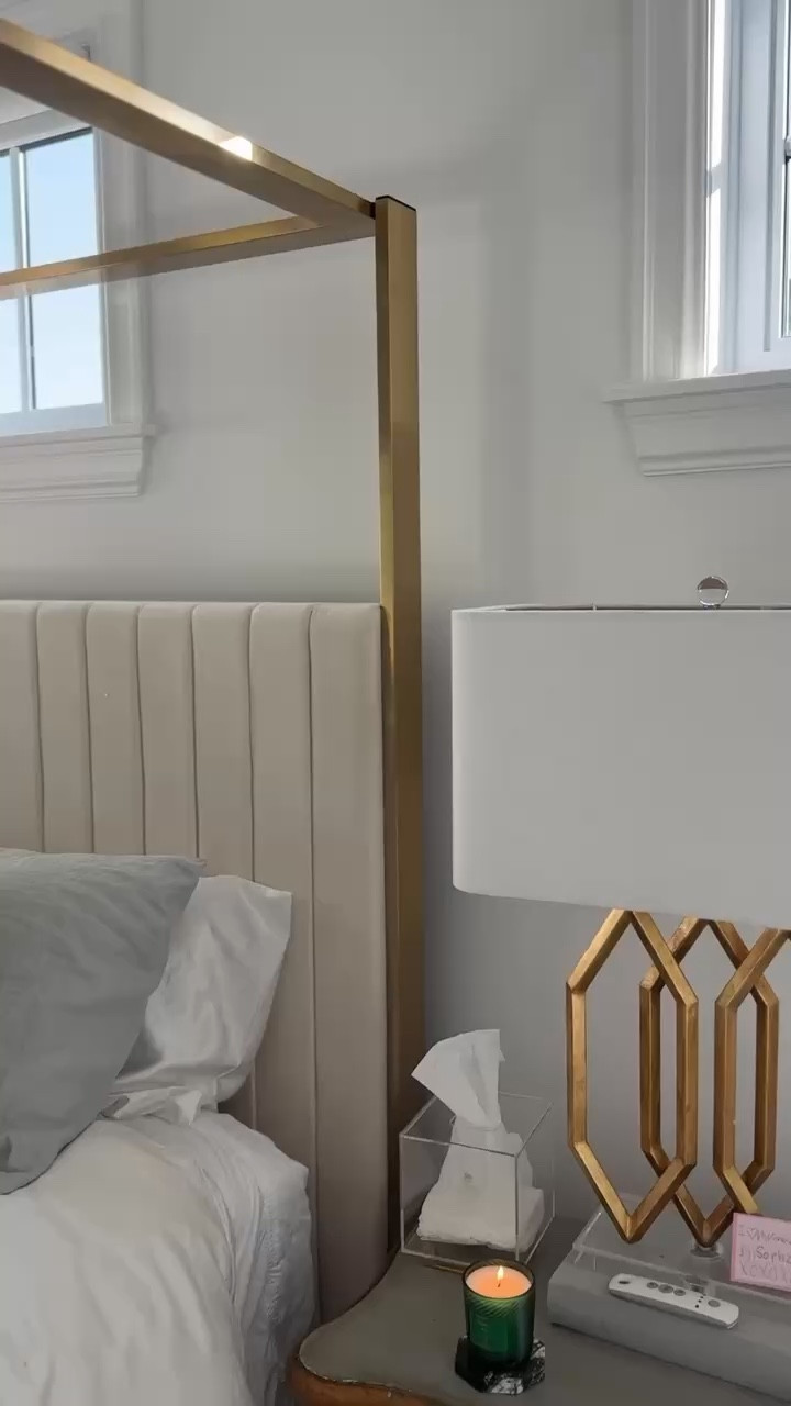 New primary bedroom update! New bed in our room - finally found a canopy style that works!  


#LTKHome #LTKdayinmylife #LTKmorningroutine