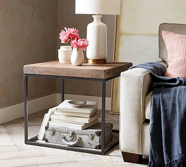 Malcolm 26" Square End Table | Pottery Barn (US)
