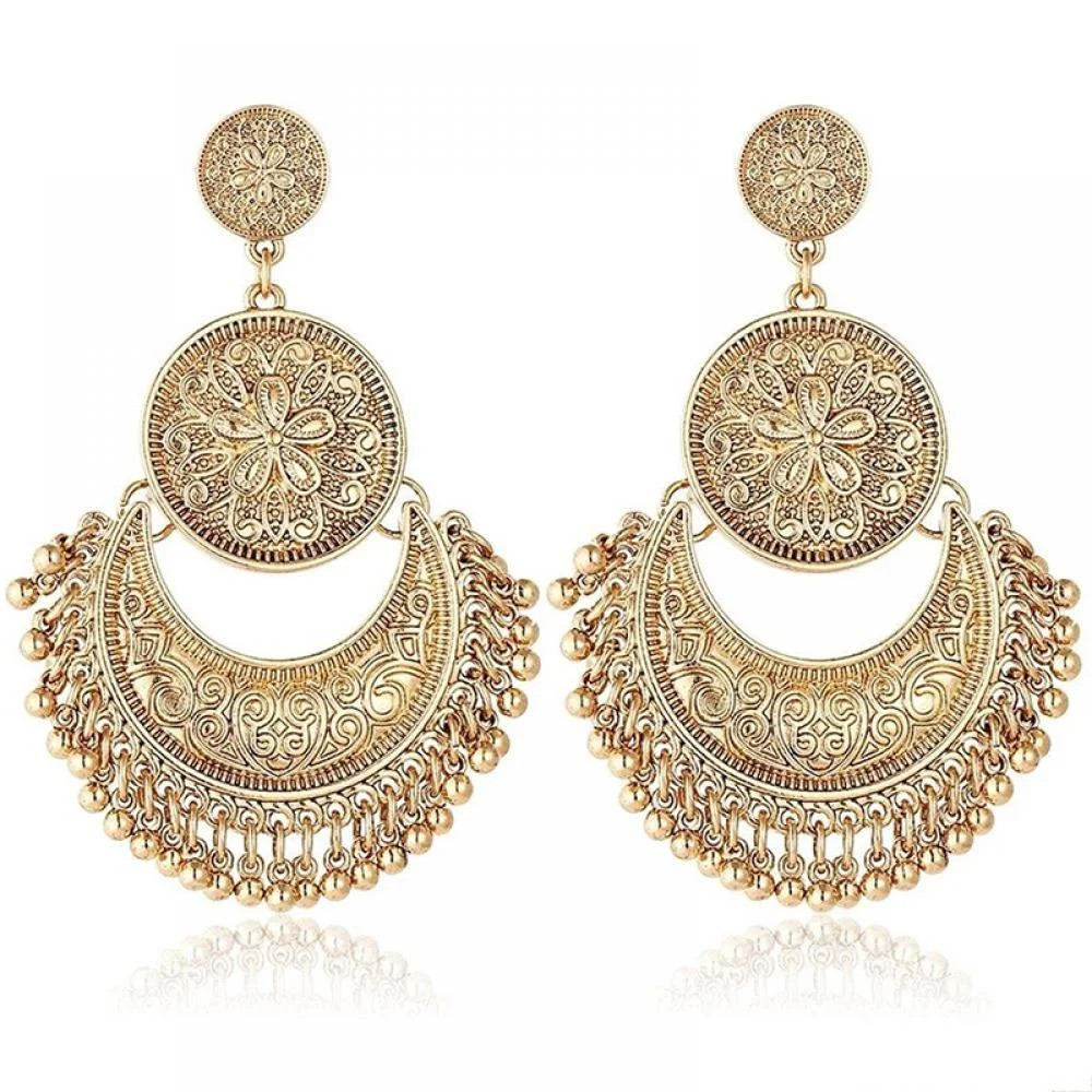 Vintage Antique Dangle Chandelier Earrings Beaded Tassel Earring For Women Girls | Walmart (US)