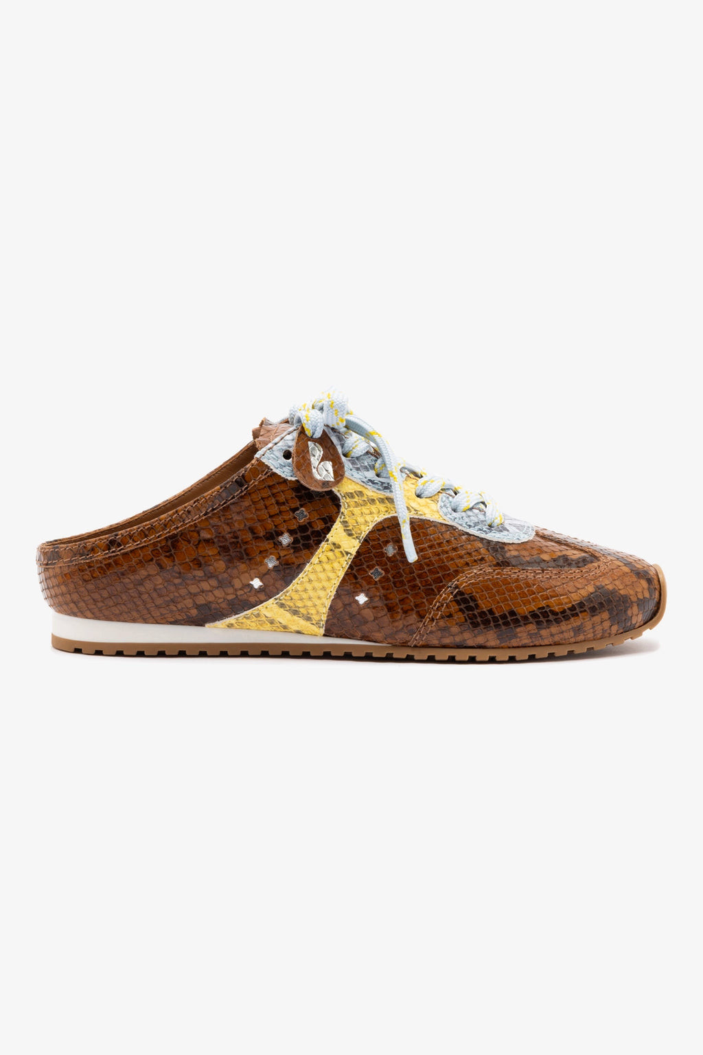 Stella Mule In Python Printed Leather | Larroude