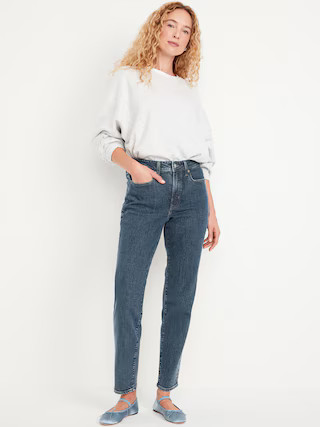 High-Waisted OG Straight Ankle Jeans | Old Navy (US)