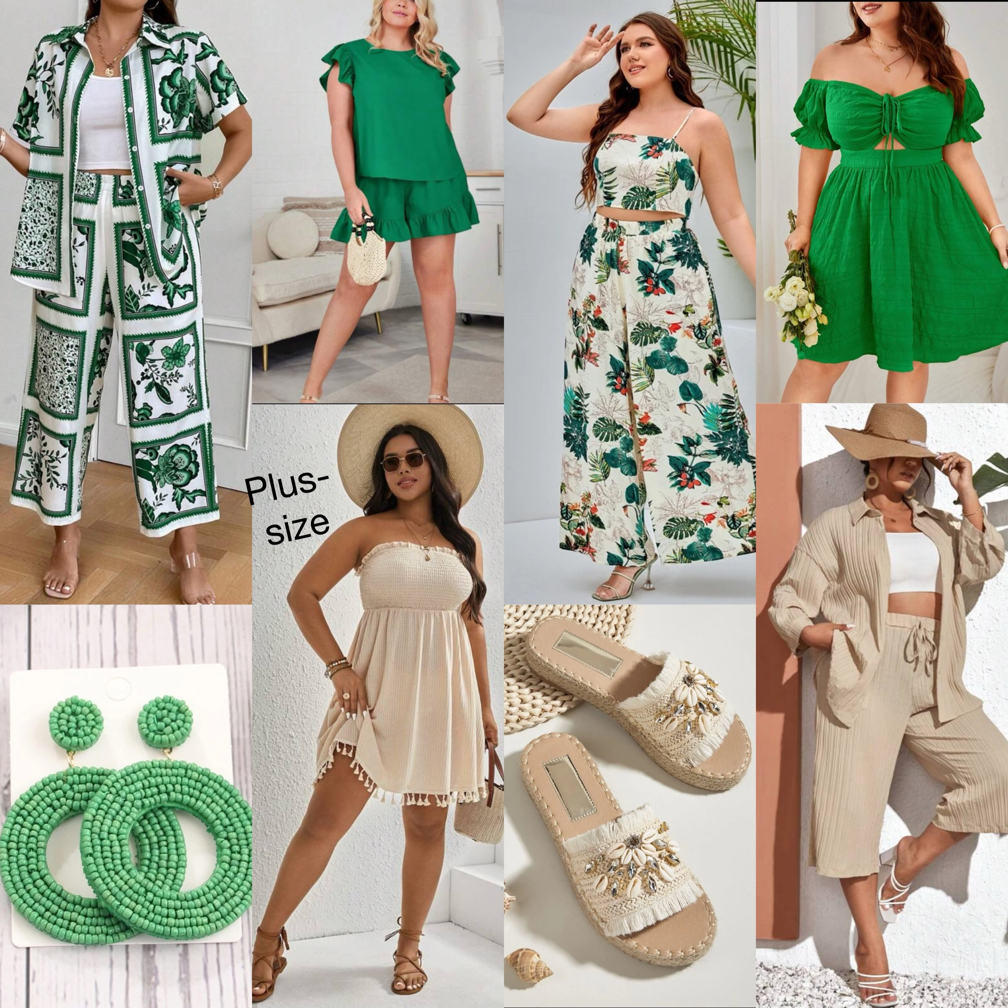 Plus size resort wear @shein. Affordable beach vacation outfits for Curvy size and midsize. 

#plusresortwear

#LTKswim #LTKmidsize #LTKplussize