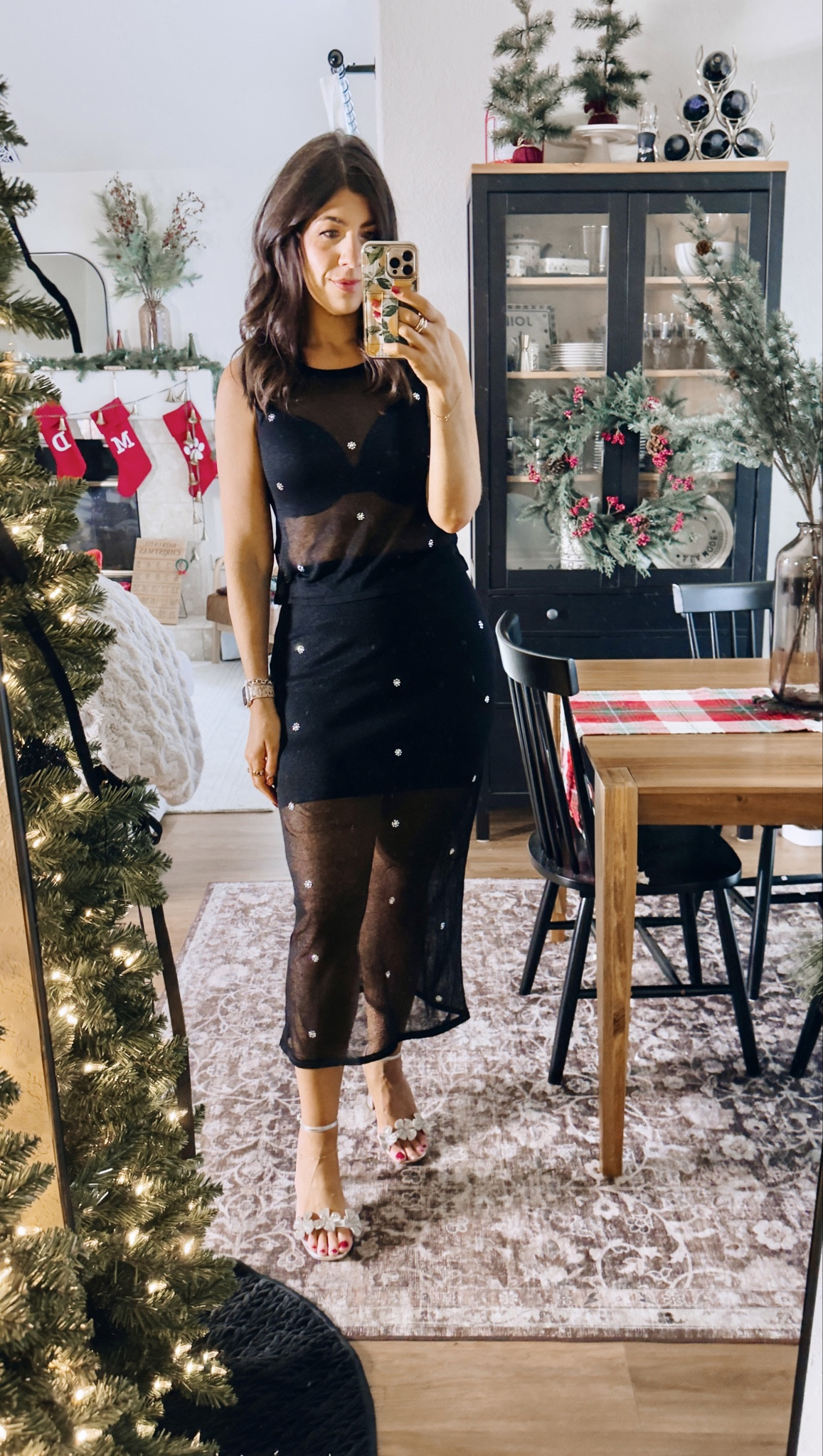 Anthro code: MK30
In a medium sheer top and medium sheer skirt


#LTKMidsize #LTKSaleAlert #LTKHoliday