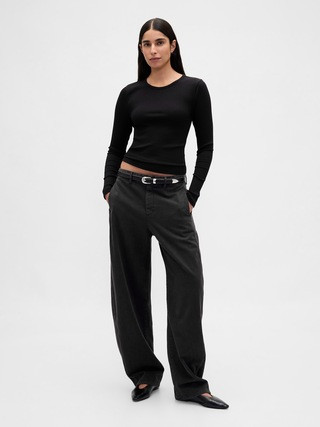 Modern Compact Rib Crop T-Shirt | Gap (CA)