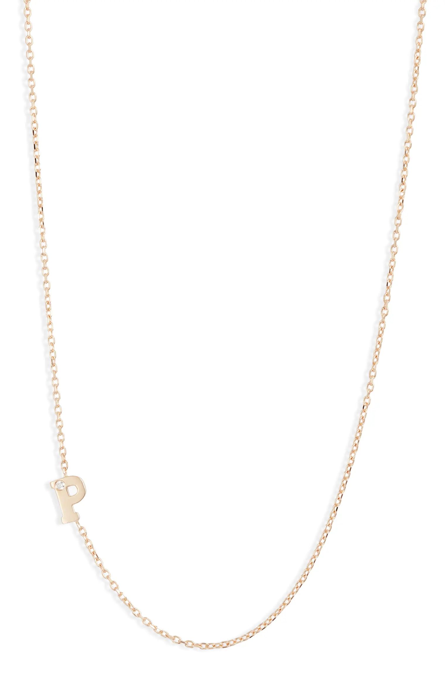 Diamond Initial Necklace | Nordstrom