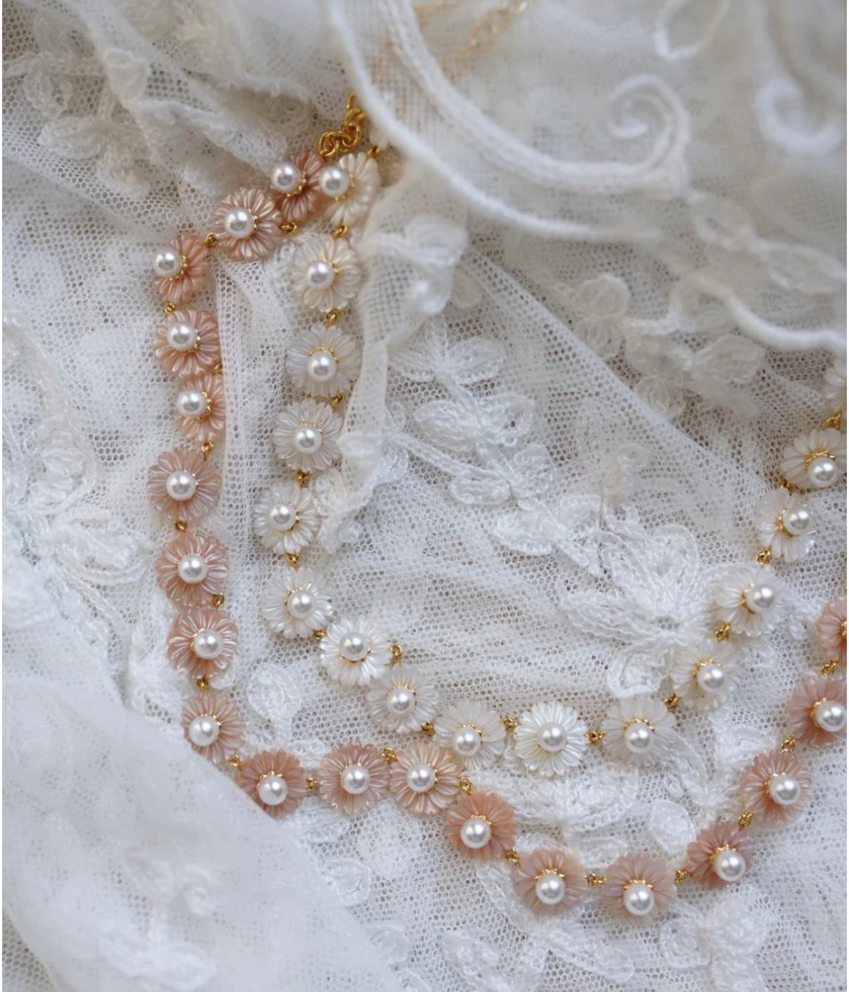 Gorgeous new arrival! Cant decide if I prefer the ivory or the blush! 

Classic style, feminine style, flower necklace, mother of pearl necklace, gifts for her, fashion jewelry, Nicola Bathie 

#LTKootd #LTKOver40