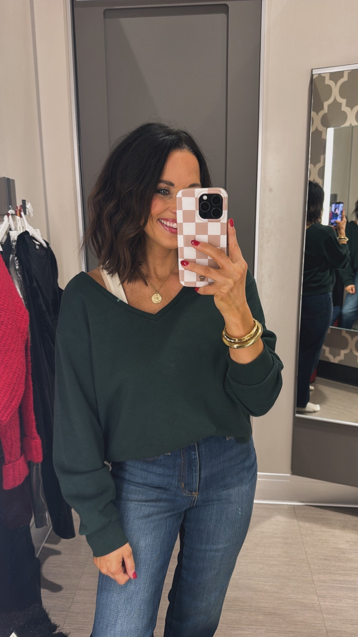 Cozy casual outfit inspo! AprilWilks casual outfit ideas target winter fashion comfy outfit sweater looks off the shoulder top sweater favorites target finds VintagePickin 

#LTKPetite #LTKootd #LTKSeasonal