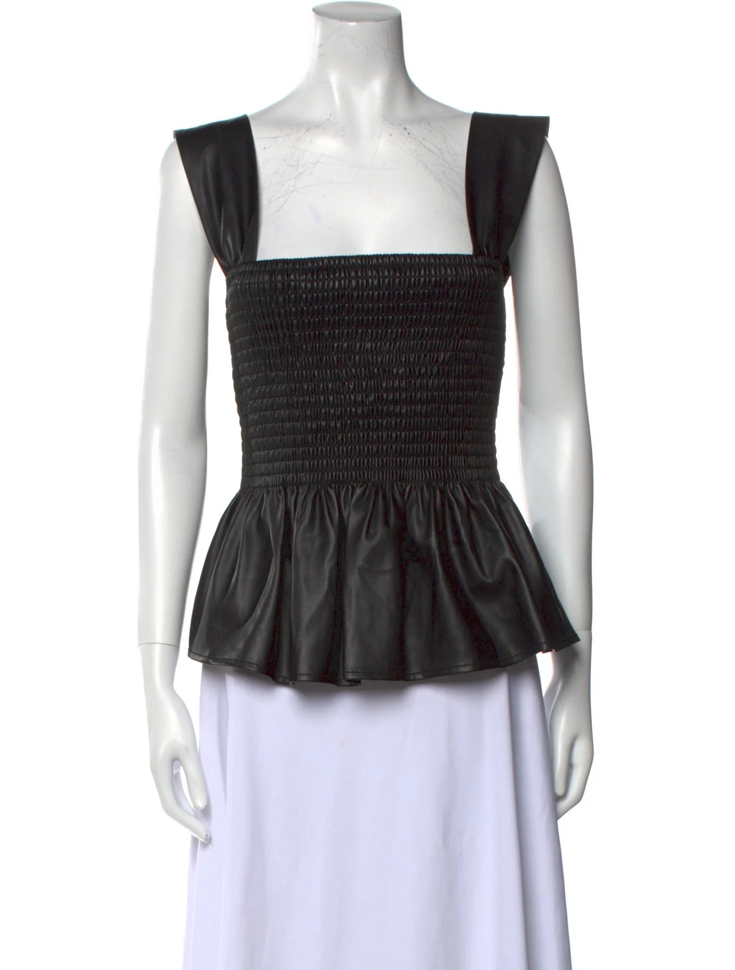 Square Neckline Sleeveless Top | The RealReal