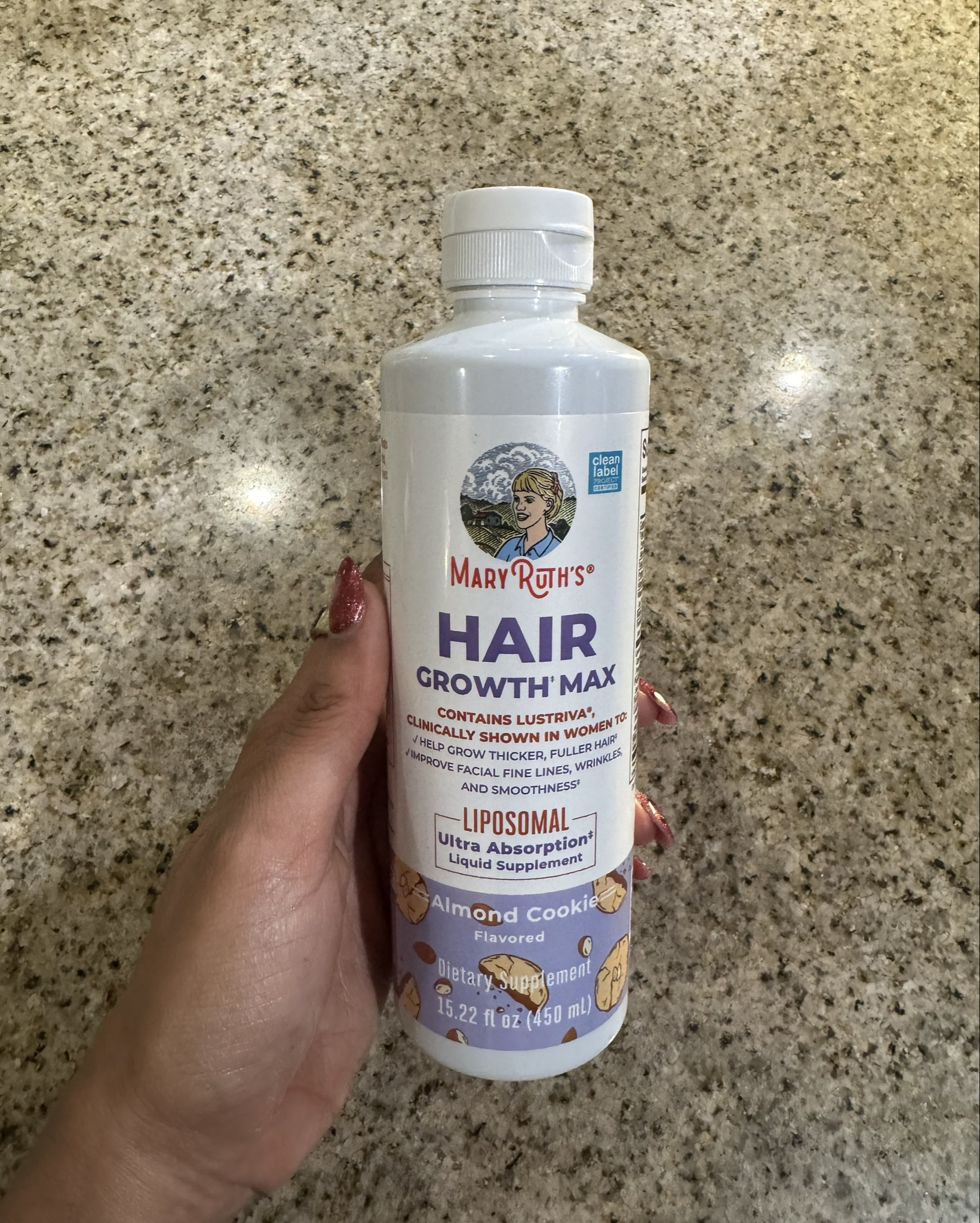 Newest addition to my hair health journey! I've heard amazing things about Mary Ruth’s hair growth max! It's delicious and I can't wait to see how it helps over time💕 @maryruthorganics
#maryruth #maryruthorganics #Hairgrowthmax

#LTKdayinmylife #LTKBeauty #LTKselfcare